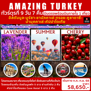 AMAZING TURKEY TULIP 9วัน7คืน